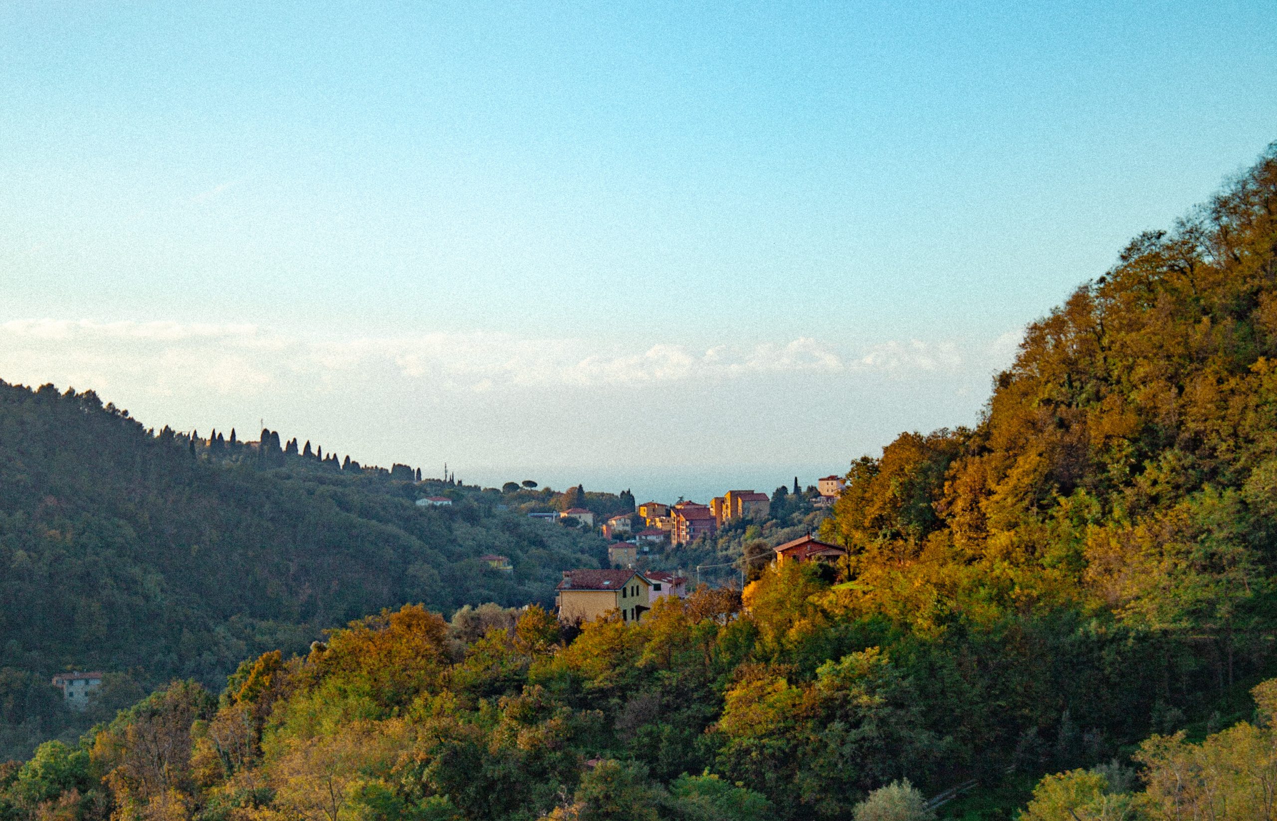 Andando nel sole che abbaglia — immagine